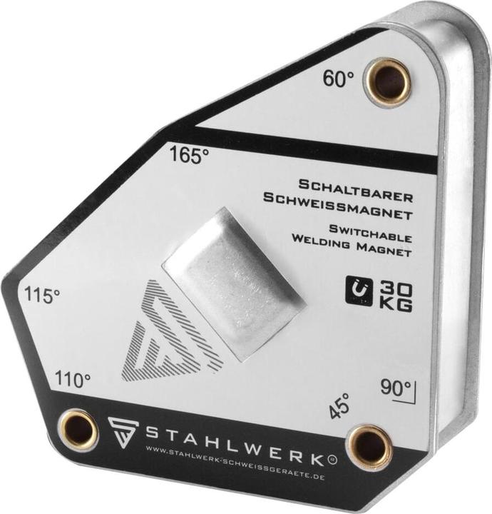 Produktbild Stahlwerk Magnet-Schweisswinkel schaltbar 45° - 165° 30 kg / 66 lbs