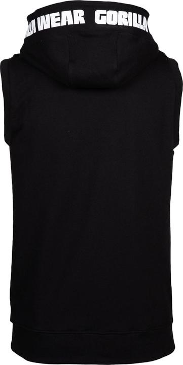 Gorilla Wear Milwaukee Zip Hooded Tank Top - Schwarz