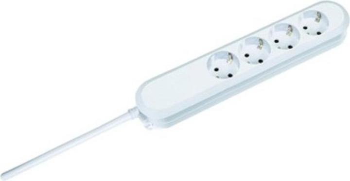 Image du produit Bachmann Bloc multiprise Smart 6x blanc 5m 5,0 m câble d'alimentation, vissé (vis réutilisables) reconnecter (6 x, CEE 7/3, 5 m)