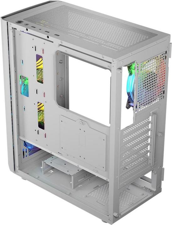 Actual product image Logic ARAMIS ARGB MINIDI USB 3.0 Enclosure White (ATX)