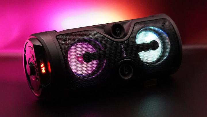 Produktbild Squeak Głośnik Karaoke Harmony Bluetooth 5.0 Radio Fm Microsd Aux USB Sq1004 (8 h, Akkubetrieb)