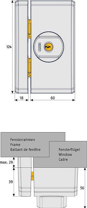 Produktbild Abus FTS96A S AL0125