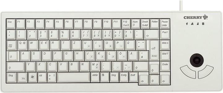 Produktbild CHERRY XS Trackball Keyboard corded USB lightgrey (DE) (DE, Kabelgebunden)