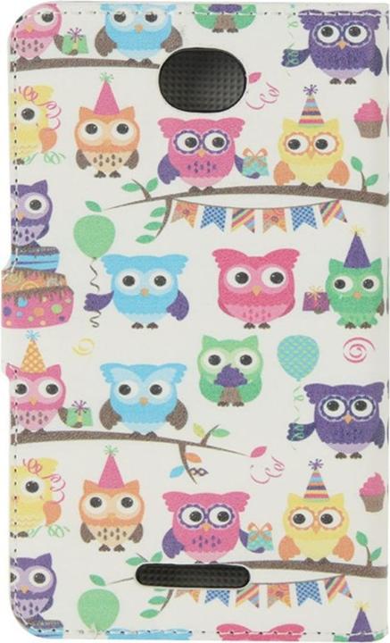Actual product image König Design Mobile Phone Case Cover for Mobile Phone Sony Xperia E4 Colourful Owls Party (Sony Xperia E4)