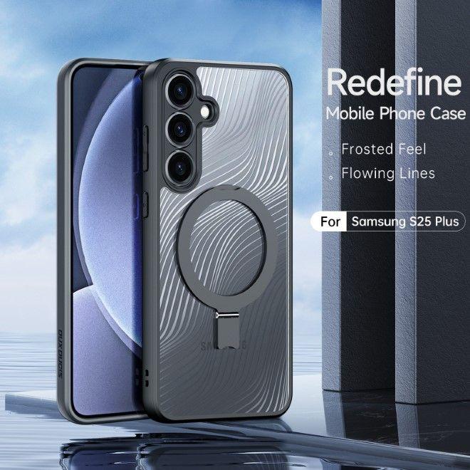 Actual product image Dux Ducis Aimo Mag Stand Series Hardcase Hülle (Samsung Galaxy S25+)