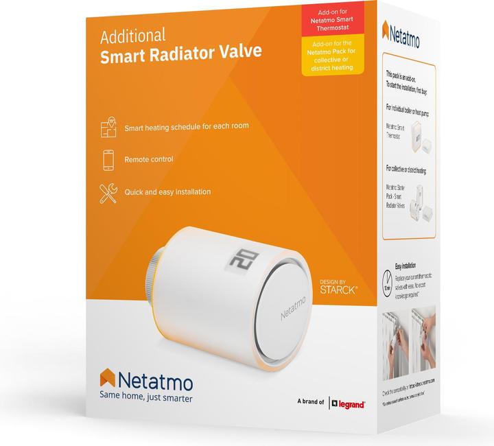 Actual product image Netatmo Wireless radiator thermostat