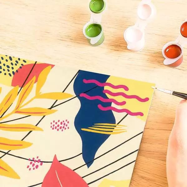 Actual product image Ravensburger CreArt - Painting by numbers Playful Plants