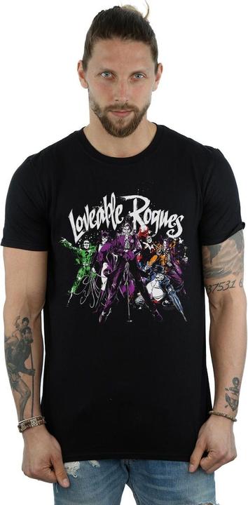 Immagine prodotto Batman Loveable Rogues Maglietta Uomo (4XL)