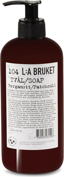 Actual product image L:A Bruket No.104 (Liquid soap, 450 ml)