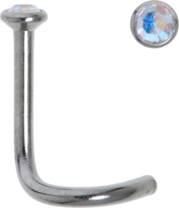Image du produit Bijouteria Piercing nez (Acier inoxydable, Cristallin)