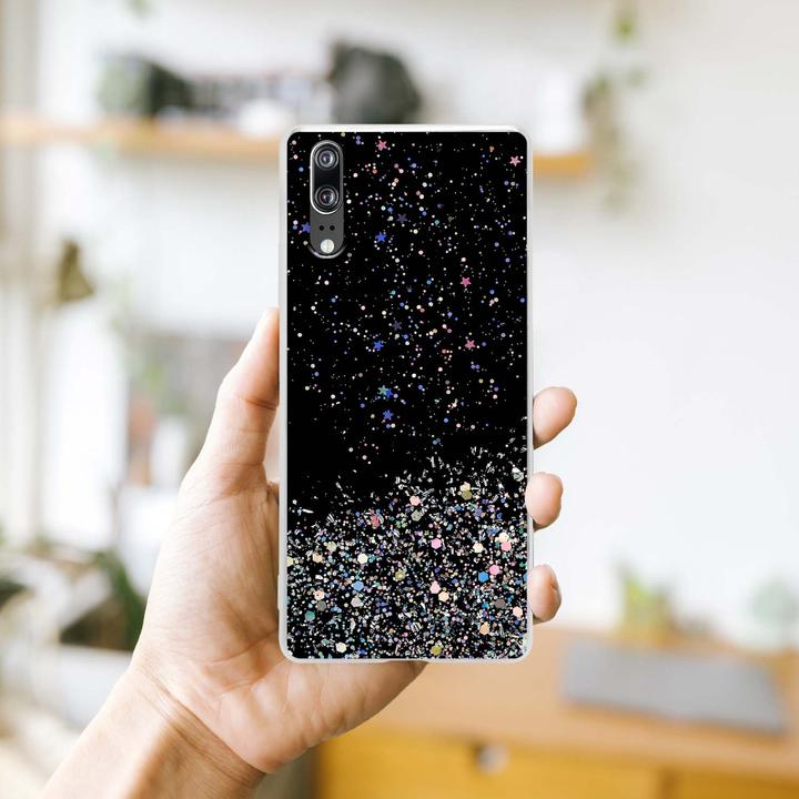 Image du produit Cadorabo Couverture TPU paillettes scintillantes (Cubot P20)