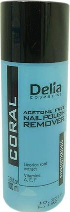 Delia Cosmetics Nail Polish Remover Perfumed Acetone Free 100ml