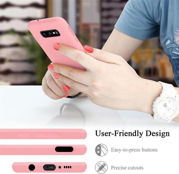 Actual product image Cadorabo TPU Liquid Silicone Case Cover (Samsung Galaxy S10e)