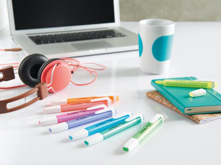 Produktbild STABILO Textmarker - swing cool - 10er Pack - orange (Orange, Weiss, 4 mm, 1 x)