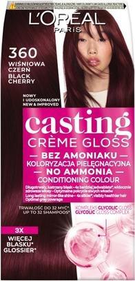 Image du produit L'Oréal Paris L'OREAL Casting Creme Gloss farba do włosów 360 Wiśniowa Czerń (360 Wiśniowa Czerń)