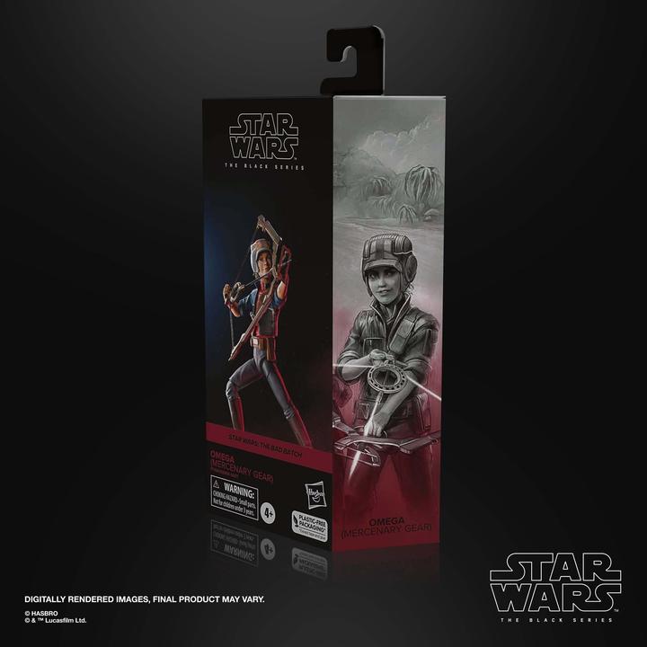 Immagine prodotto Hasbro Star Wars: The Bad Batch Black Series statuetta Omega (Mercenary Gear) 15 cm