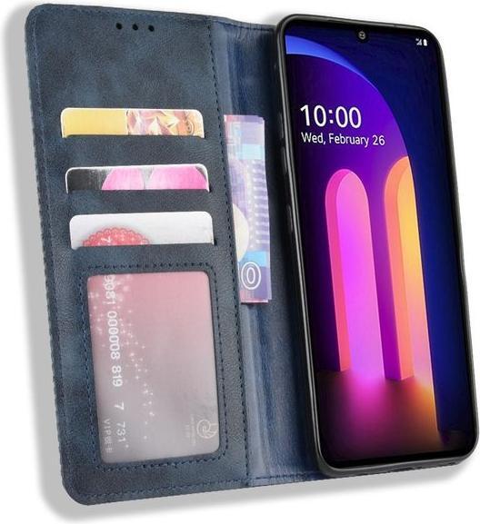 Produktbild MU Classic Retro Leder Bookcover Series (LG V60 ThinQ 5G)