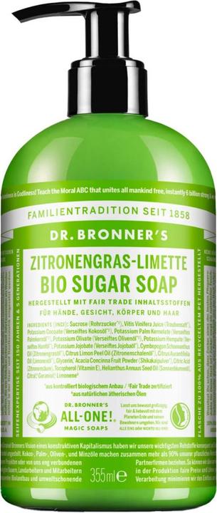 Image du produit Dr. Bronner's savon de sucre (Savon liquide, 355 ml)