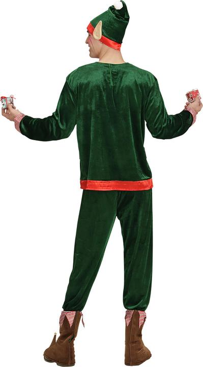 Produktbild Widmann ELF - SANTAS KLEINER HELFER (Oberteil, Hose, Schuhüberzieher, Mütze mit Ohren), S (S)