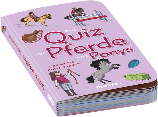 Actual product image The quiz of the horses and ponies (German)