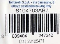Nutritional values and ingredients Tontarelli vertical bin with asamoda28l yellow/black (28 l)