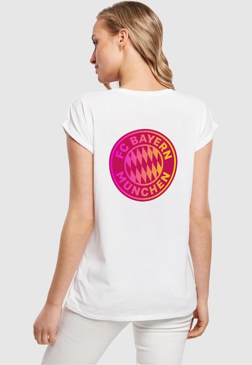 Actual product image FC Bayern München Ladies Mia San Mia Colour Extended Shoulder Tee - 115819 (M)