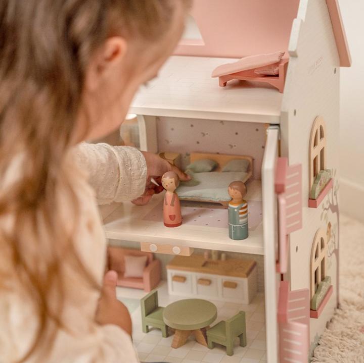 Actual product image Little Dutch Dutch Houten Poppenhuis FSC