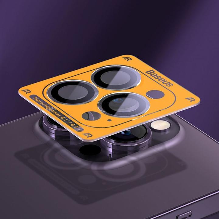 Actual product image Baseus Lens Protector Glare Repelling Corning for iPhone 14 Pro/14 Pro Max (80 Piece, Apple iPhone 14 Pro)