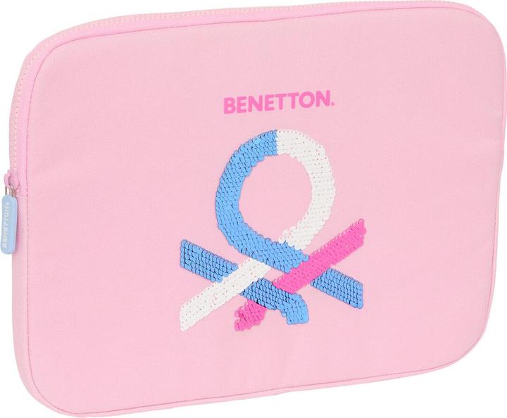 Actual product image Benetton Laptop sleeve Pink Pink 15.6" 39.5 x 27.5 x 3.5 cm (15.60")