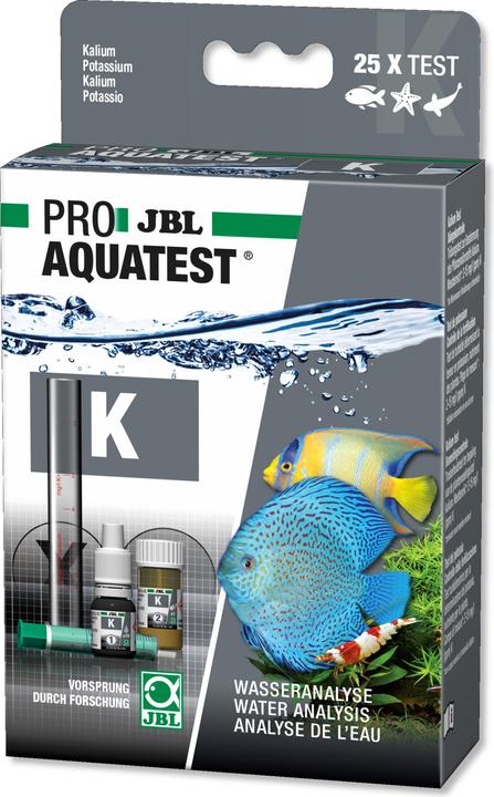 JBL Aquaristik und Terraristik ProAquaTest K Potassio (int 00), 25 misure, D/F (Cura dell'acqua dell'acquario)