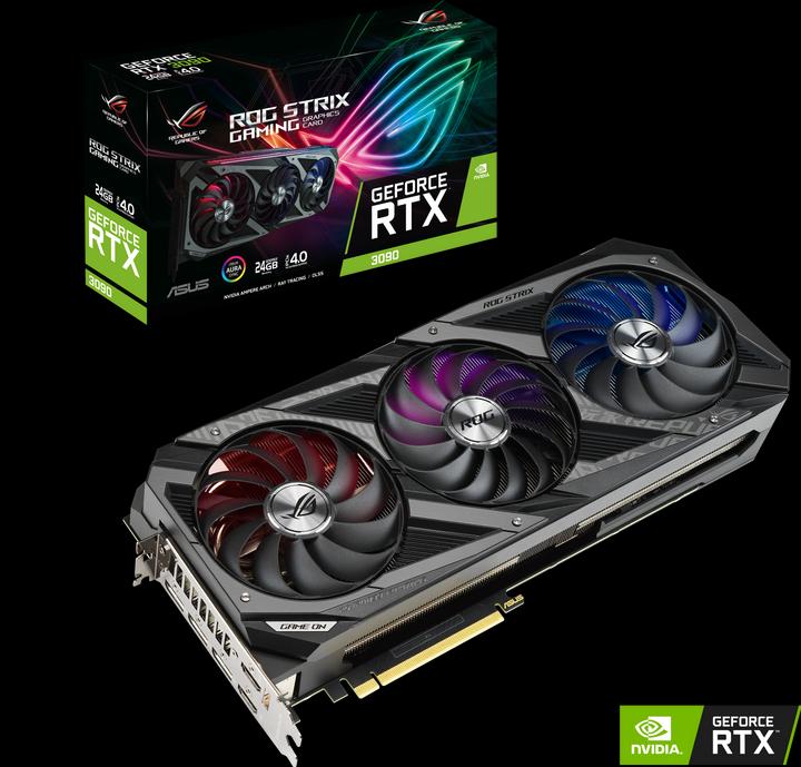 Image du produit ASUS GeForce ROG STRIX RTX 3090 24G GAMING (24 Go)