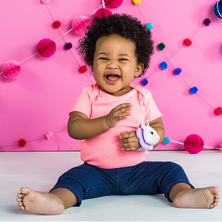 Actual product image Bright Starts Snuggle & teether w. unicorn