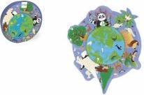 Produktbild Scratch Mini Shape Puzzle Welt (50 Teile)