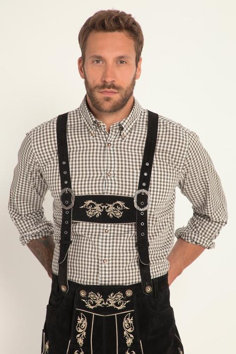 Produktbild JP1880 Karohemd, Tracht, Langarm, Buttondown-Kragen, Modern Fit (5XL)