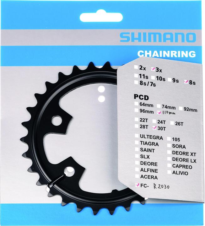 Shimano Kettenblatt FC-R2030 30 Zähne MR (30)