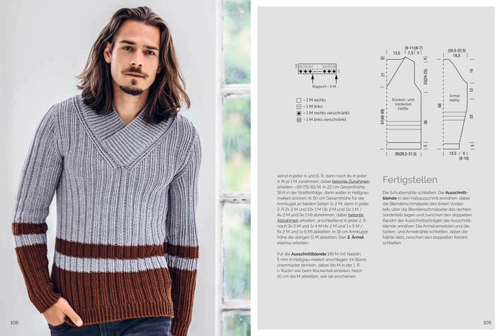 Produktbild Männermode stricken (Deutsch, Christophorus Verlag, 2023)