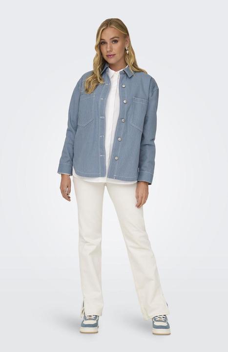 Actual product image Only ONLMERLE L/S STRIPE SHIRT CC PNT Overshirt (XS)