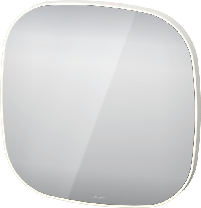 Actual product image Duravit Mirror Zencha 700 x 700 x 50 mm, 27 W with mirror heating (70 x 70 cm)