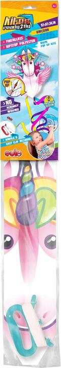 Actual product image Eolo Kites Ready 2 Fly - Pop-up Nylon Kite Unicorn