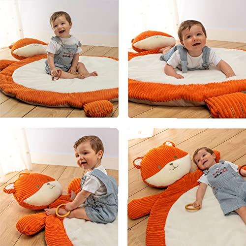 Produktbild Activity Board Krabbeldecke für Babys. Baby Spieldecke. Weiche, Gesteppte Decke für Kinder. Baby Bodenkissen.