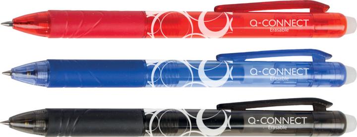 Produktbild Q-Connect Roller Erasable Ink (Schwarz, 10 x)