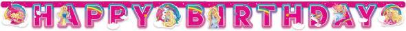 Produktbild Amscan Buchstabenkette Happy Birthday Barbie Dreamtopia