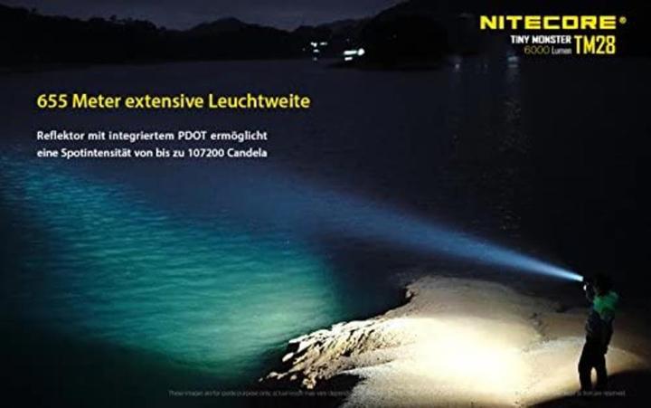 Image du produit Nitecore TM28 - 6000 lumens (14.20 cm, 6000 lm)