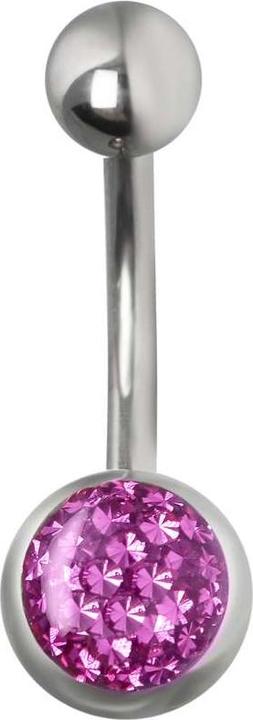 Produktbild Bijouteria Bauchpiercing (Titan, Swarovski Kristall)