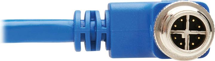 Immagine prodotto Eaton M12 X-Code Cat6 1G UTP CMR-LP Cavo Ethernet ad angolo retto M12m/RJ45m IP68 PoE Blu 2m (UTP, CAT6, 2 m)