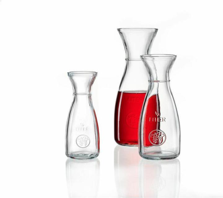 Actual product image Ritzenhoff & Breker Bordeaux" glass carafe, 1 litre made of soda lime, dishwasher-safe, with filling line (1 l)
