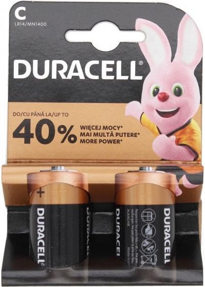 Duracell 2 LR14 C Einwegbatterie (2 Stk., C)