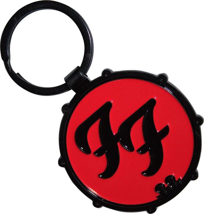 Foo Fighters Ff Logo Drum Double-Sided Schlüsselanhänger