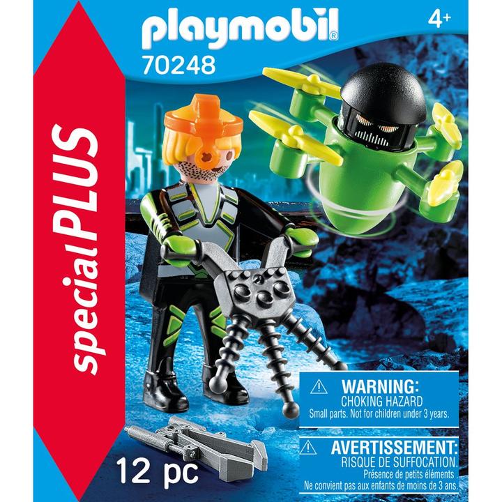 Actual product image Playmobil Agent with drone (70248, Playmobil Special Plus)