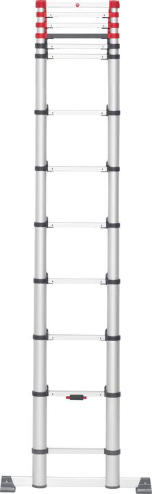 Image du produit Hailo FlexLine, échelle télescopique de sécurité en aluminium, 13nombre de barreaux (Échelle simple, 380 cm)